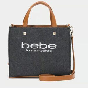 Bebe Rian Canvas Satchel